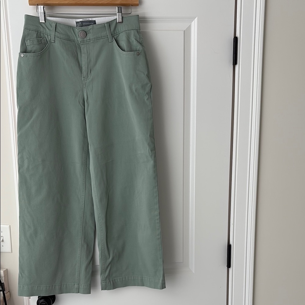 Wit & Wisdom Mint Green Wide Leg